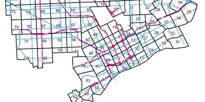 डेट्रायट zoning नक्शा